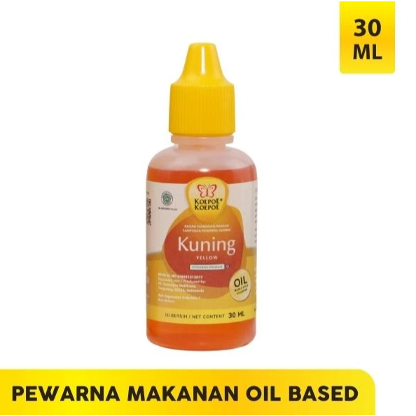 

PEWARNA MAKANAN KUE KUNING OIL BASE (30ml)