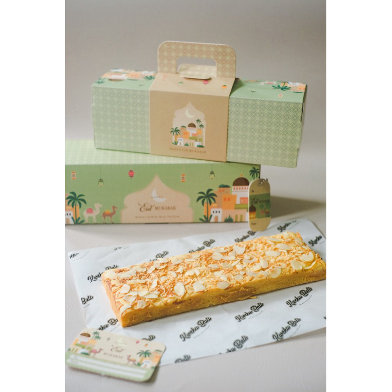 

[PO 1 HARI] Hampers lebaran Cake tape keju almond | Bolu tape | Bolu tape keju Bali