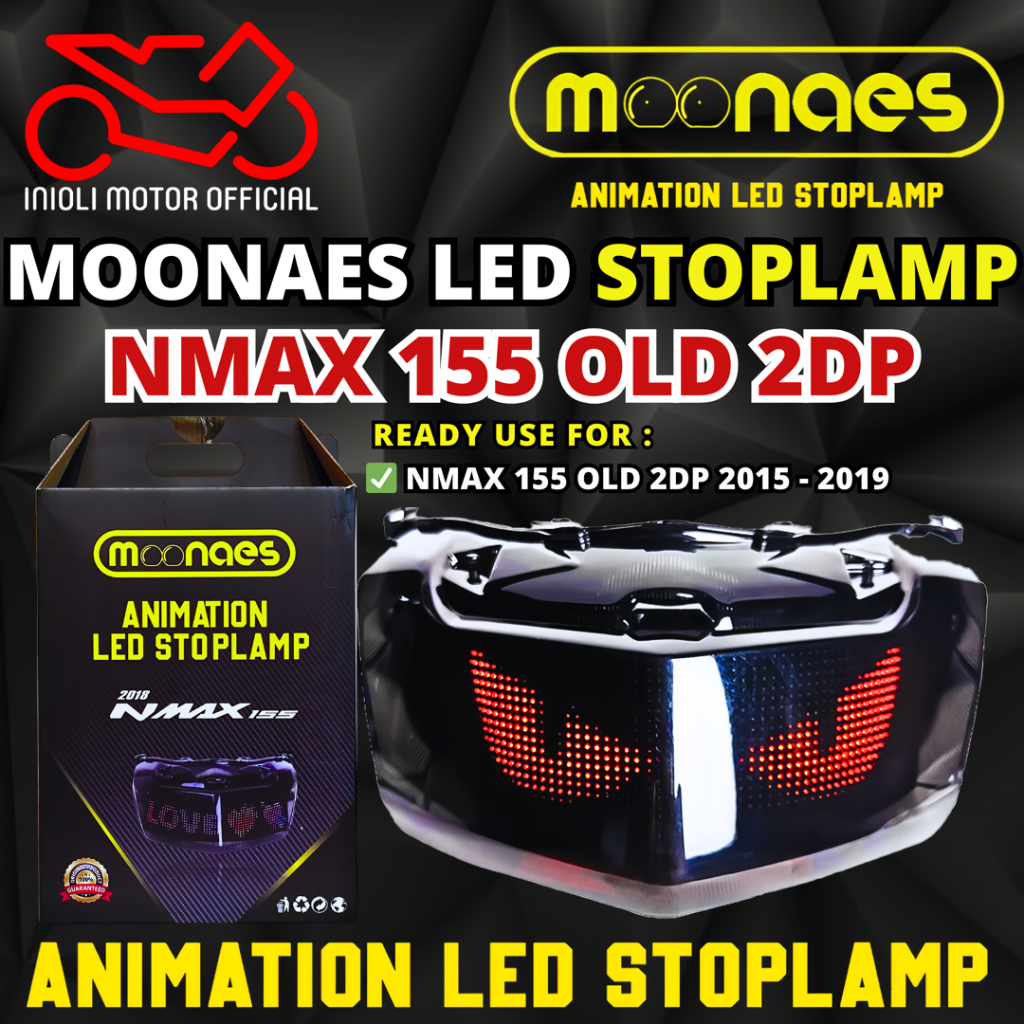 LAMPU REM BELAKANG STOPLAMP STOP LAMP MOONAES NMAX 155 OLD 2DP OLD NMAX N-MAX LAMA 2015 2016 2017 20