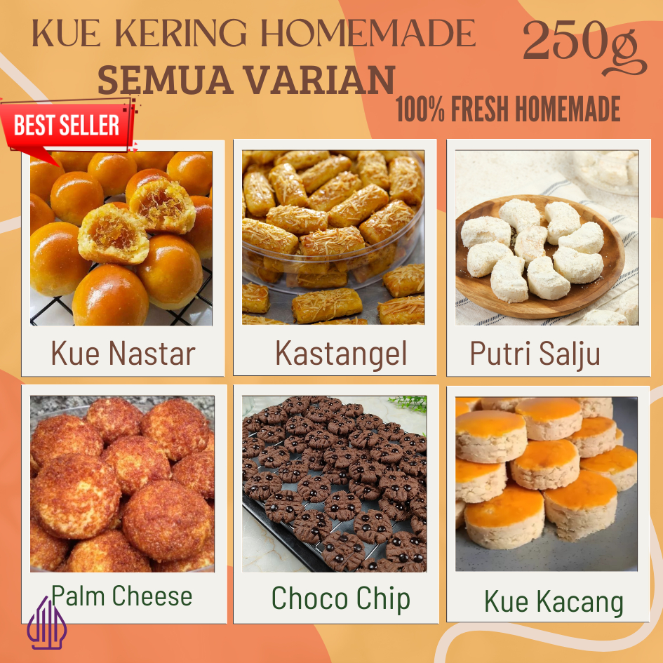 

TERLARIS NASTAR, KASTENGEL, PUTRI SALJU ORI, PUTRI SALJU PANDAN, PALM CHEESE, KUE KERING LEBARAN HOMEMADE PREMIUM 250 GRAM