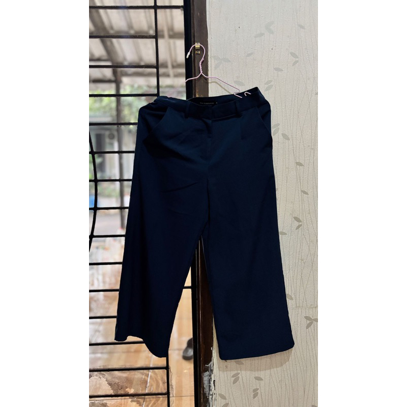 celana bahan the executive 3/4 navy size s