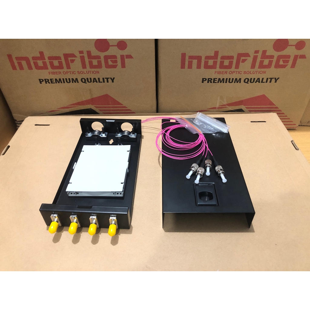 Roset besi 4 core ST Multimode OM4 / Roset FO / OTB mini ST OM4 / Wallmount OTB ST 4 core