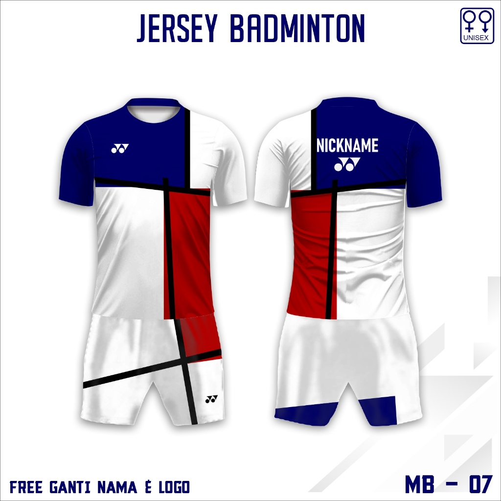 Setelan jersey badminton malaysia olympic 2024 baju bulu tangkis