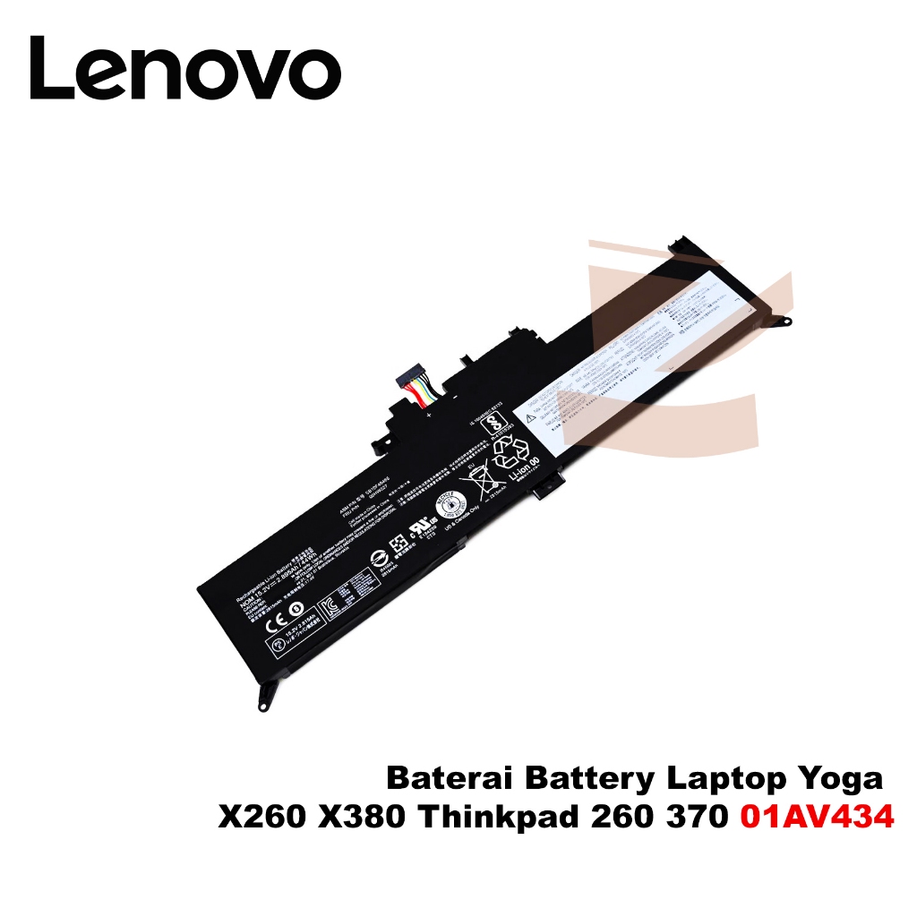 Baterai Battery Laptop Yoga X260 X380 Thinkpad 260 370 01AV434
