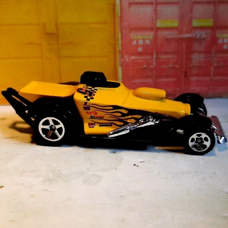 Hot Wheels Super Comp Dragster Kuning Loose 2001 Made In Thailand
