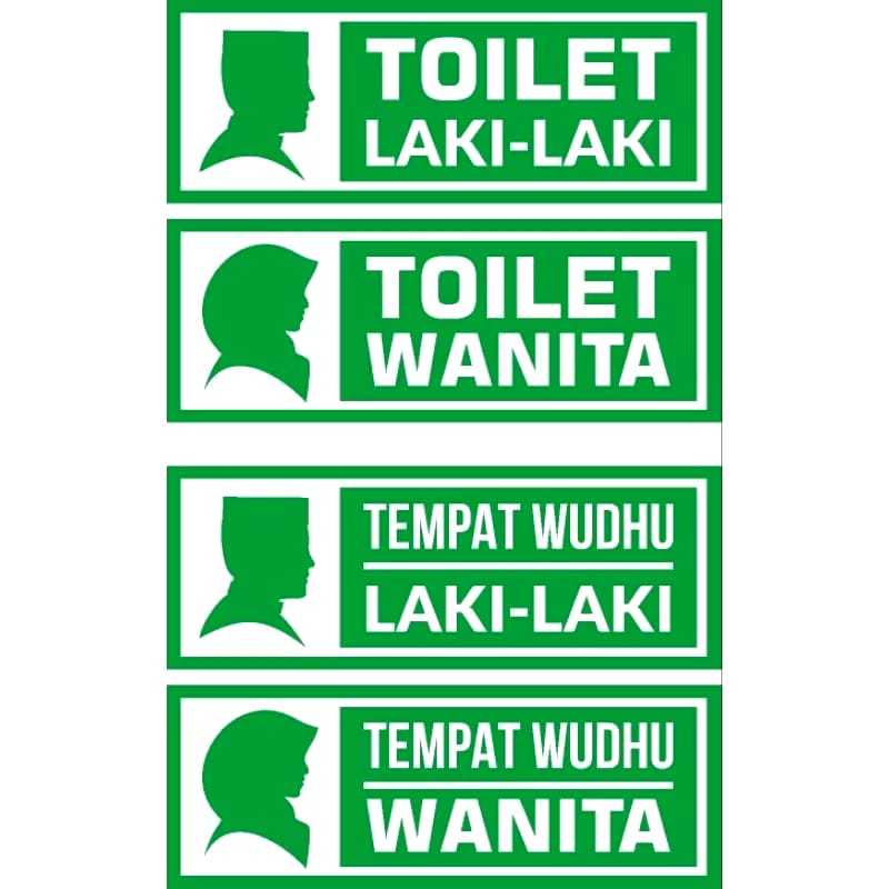 

Akrilik Tempat Wudhu dan Toilet Pria Wanita