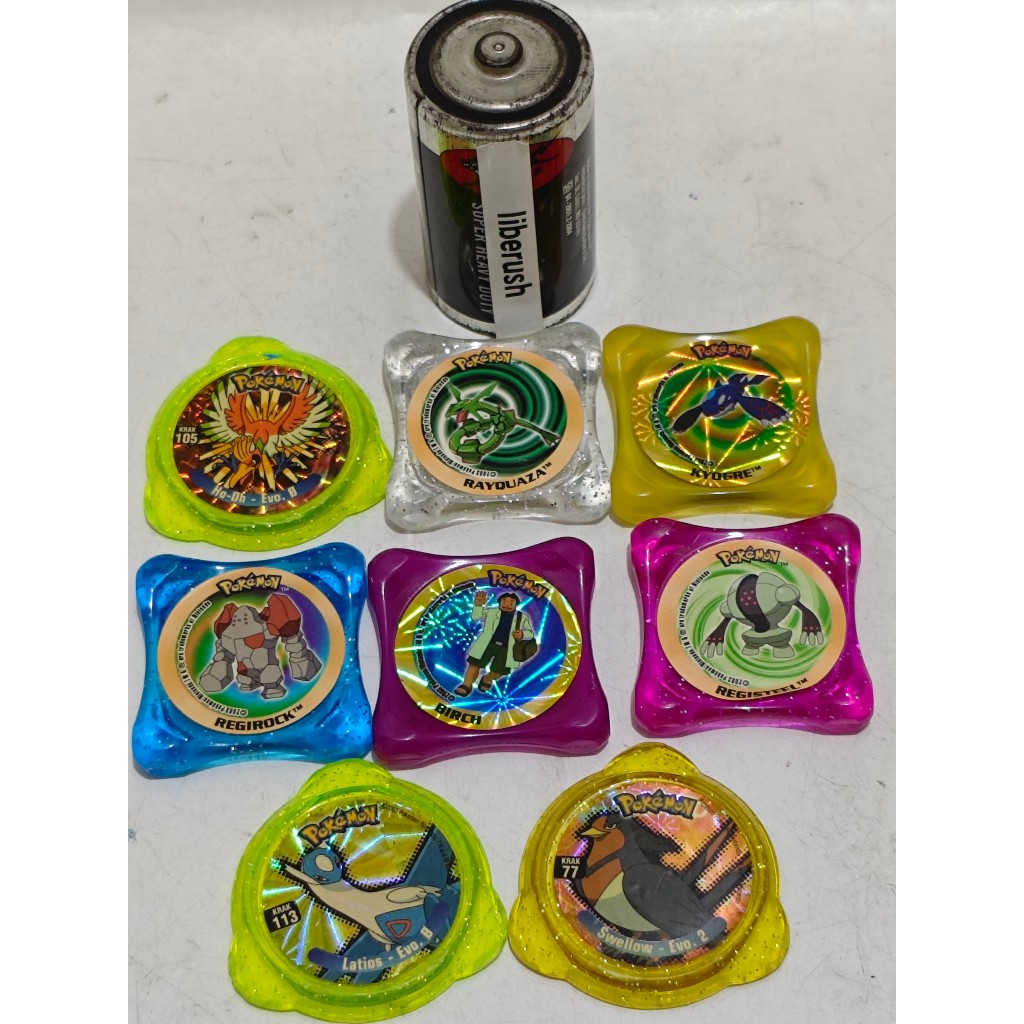 Set pokemon kraks karak panini rayquaza hooh kyogre regirock birch registeel latios swallow tcg card