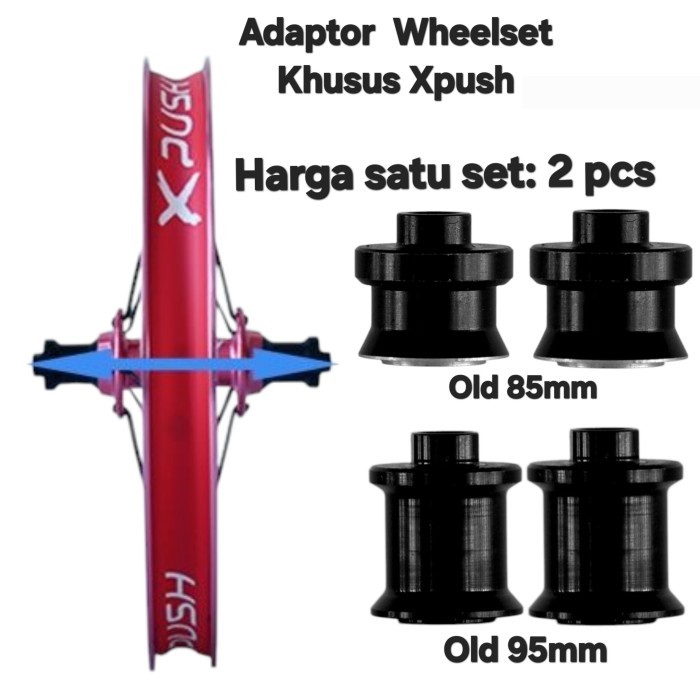 Adaptor Xpush Hub freehub Wheelset Polos Xpush Converter X Push Sepeda Anak