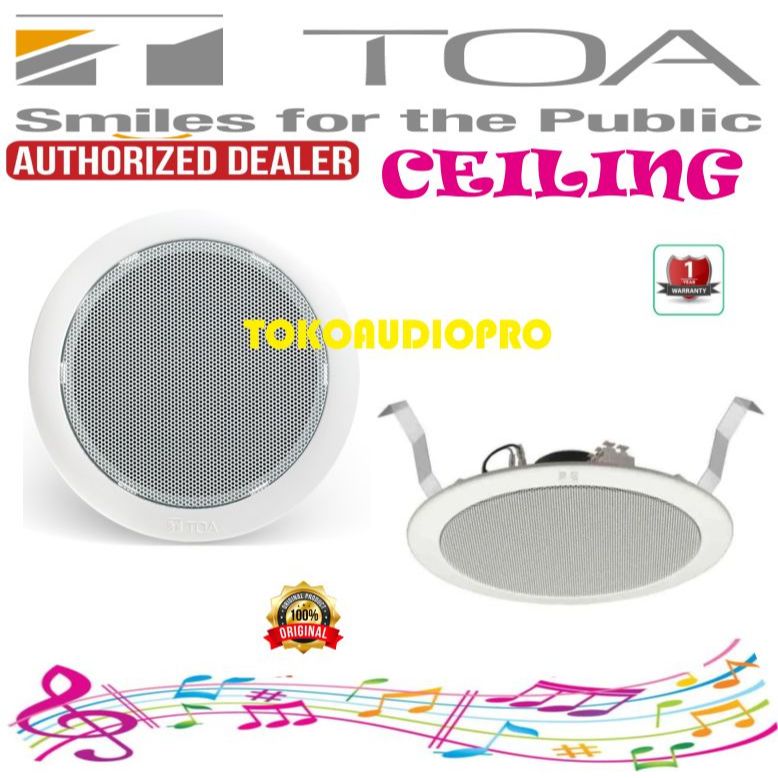 Speaker Toa ZS-658   ZS658   Ceiling Mount Speaker Ciling Toa ZS-648   ZS648