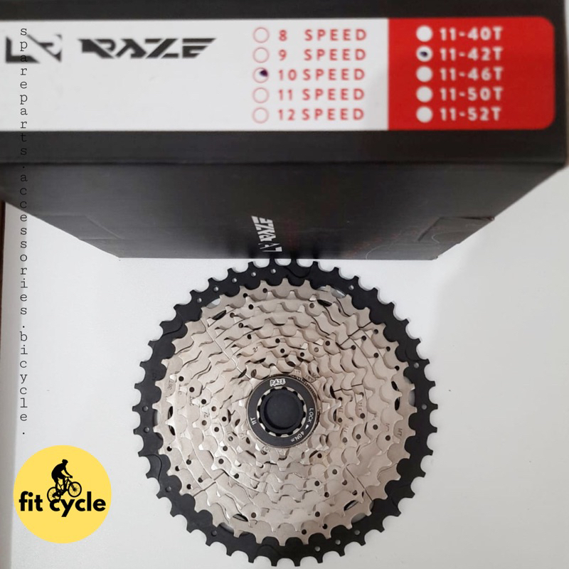Sprocket Raze 10 speed 11-42T cassette