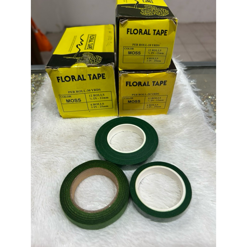 

Floral tape hijau 1/2 in / 12mm
