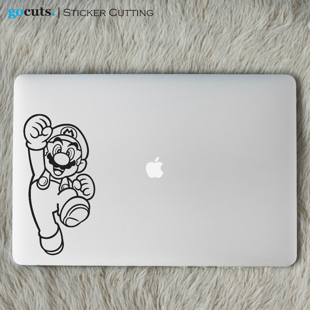 

Stiker Mario Bros Cutting Sticker Mobil Motor Laptop