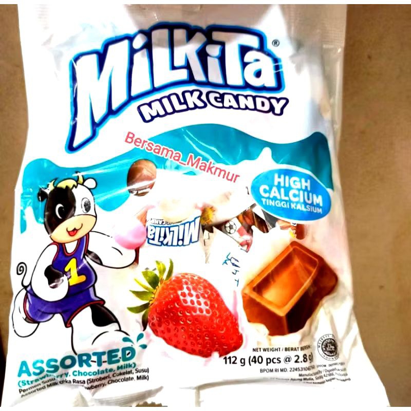 

Permen susu milkita isi 40pcs