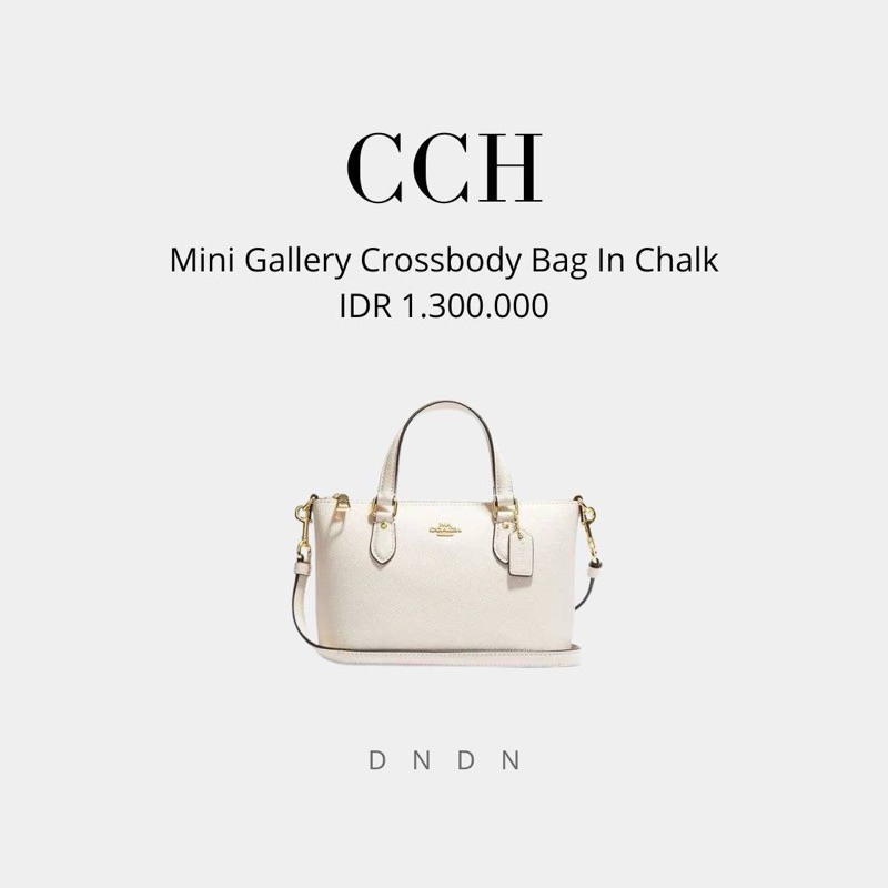 Mini Gallery Crossbody Bag In Chalk