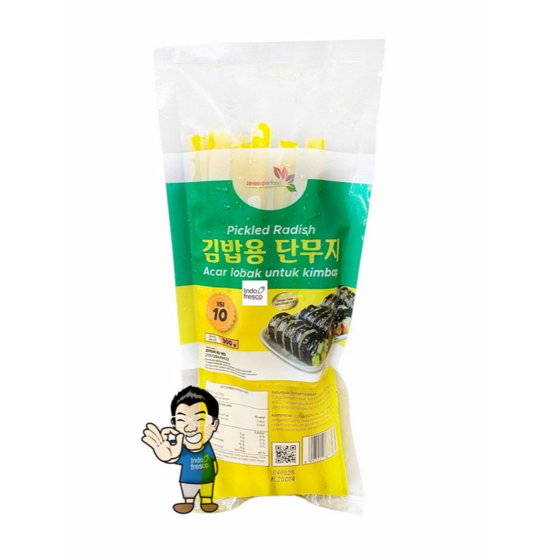 

Danmuji Takuan Pickled Radish- Acar Lobak Kuning Korea Halal 300 g