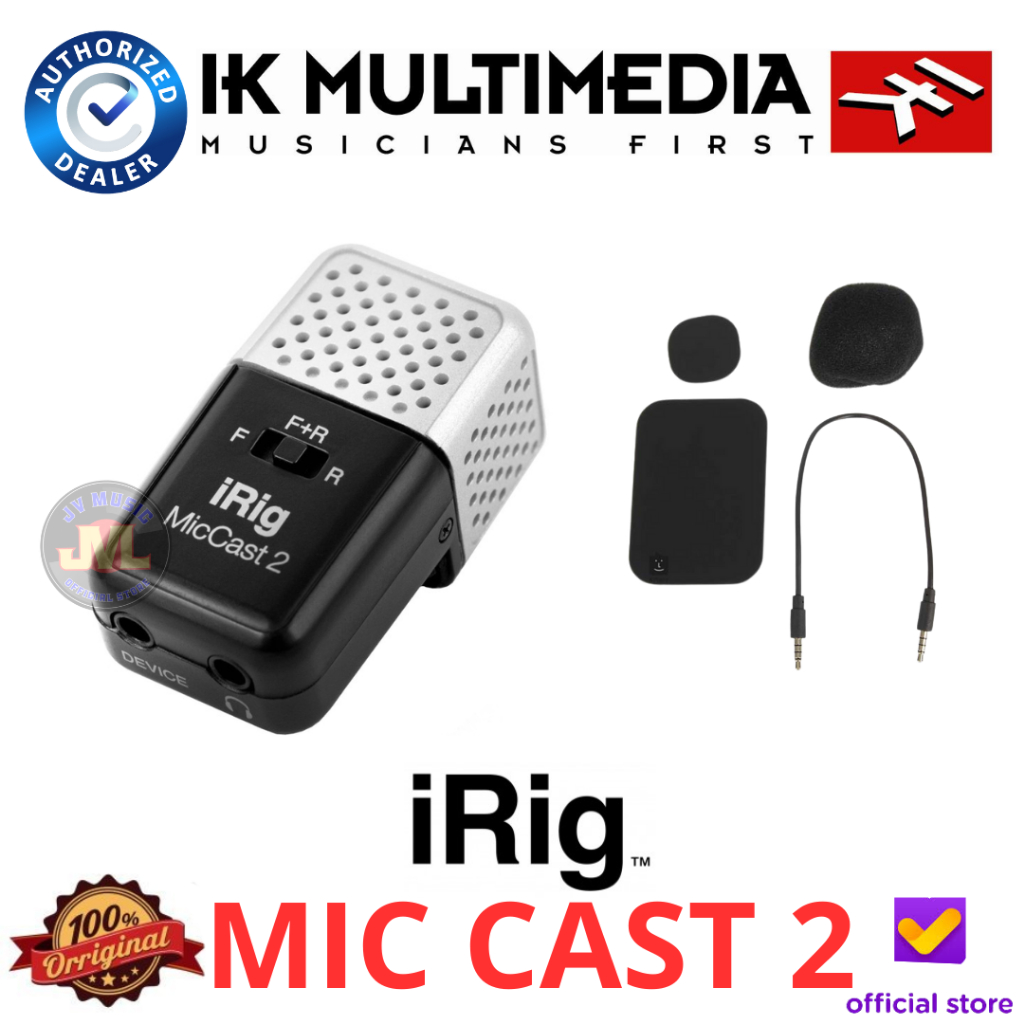 IK Multimedia iRig Mic Cast 2 iOS Microphone Original iRig MicCast 2