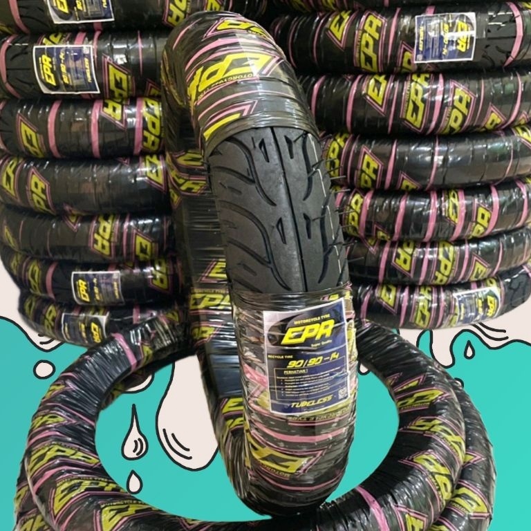 KODE L95Z Ban Motor Matic Tubles dan Non Tubles Beat Vario Mio Fino ukuran 89  99  Ring 14