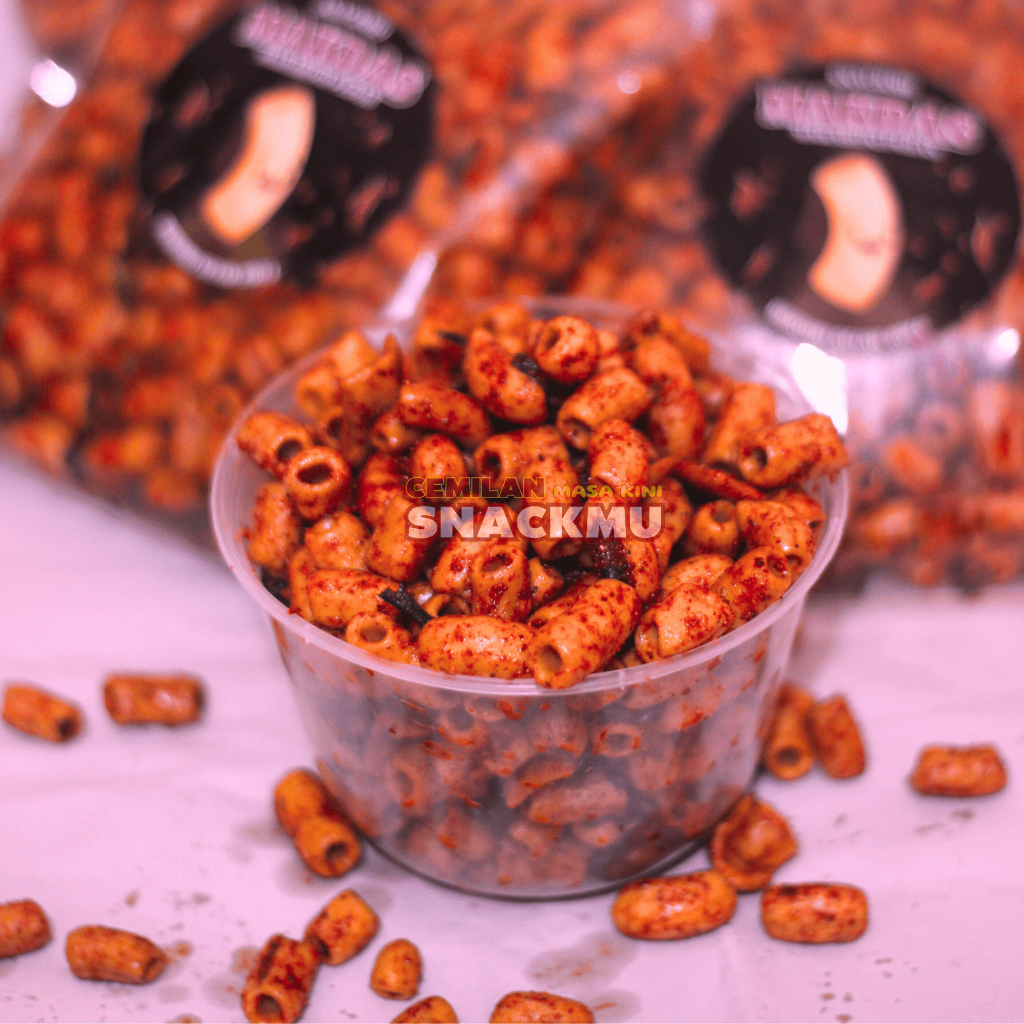 

MAKARONI PEDAS / Cemilan Pedas/ Cemilan lebaran idul fitri