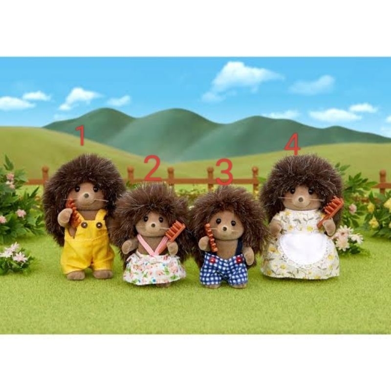 Sylvanian Families Hedgehog Family -Sharing