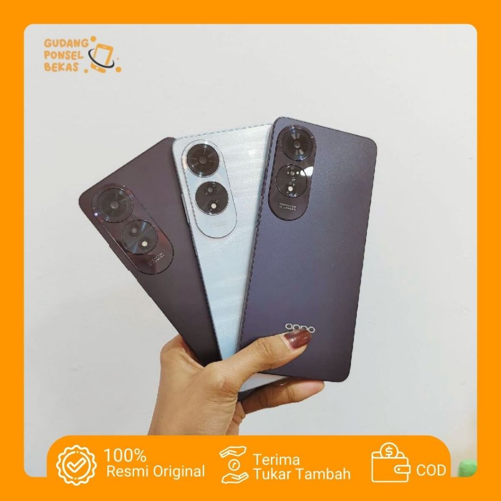 OPPO A60 8/256GB | RESMI | LIKE NEW | UNIT ONLY