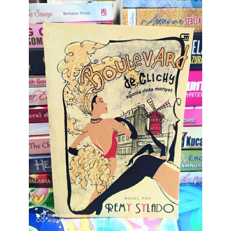 NOVEL BOULEVARD DE CLICHY : AGONIA  CINTA MONYET (ORIGINAL)