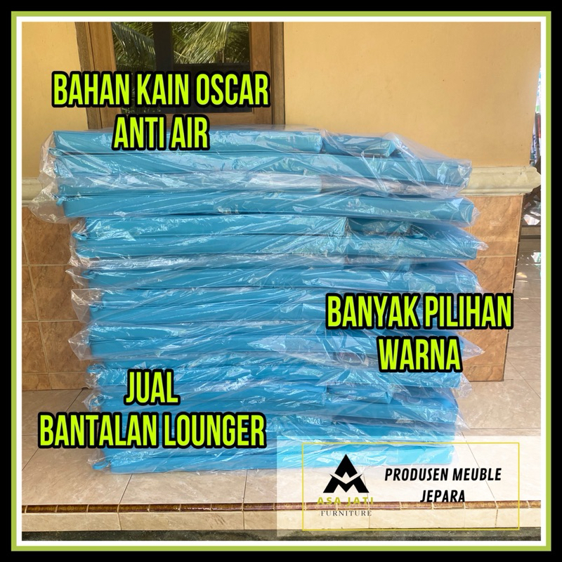 Bantalan Matras Busa Lounger Sunbed Bantalan Kursi Lounger Pool Kolam Renang