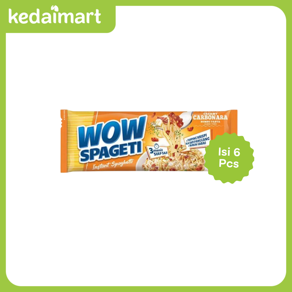 

WOW Spageti Instant Spaghetti Cream Carbonara x 6 Pcs