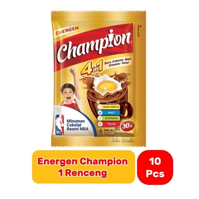 

Sereal Sarapan | Energen Champion 4in1 | 1 Renceng (10 pcs)