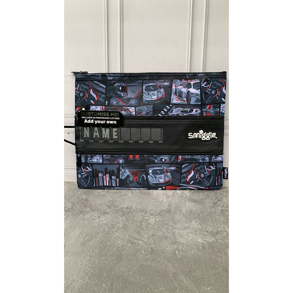 

SMIGGLE LIMITLESS PENSILCASE A4 ID CAR - TEMPAT PENSIL A4 SMIGGLE