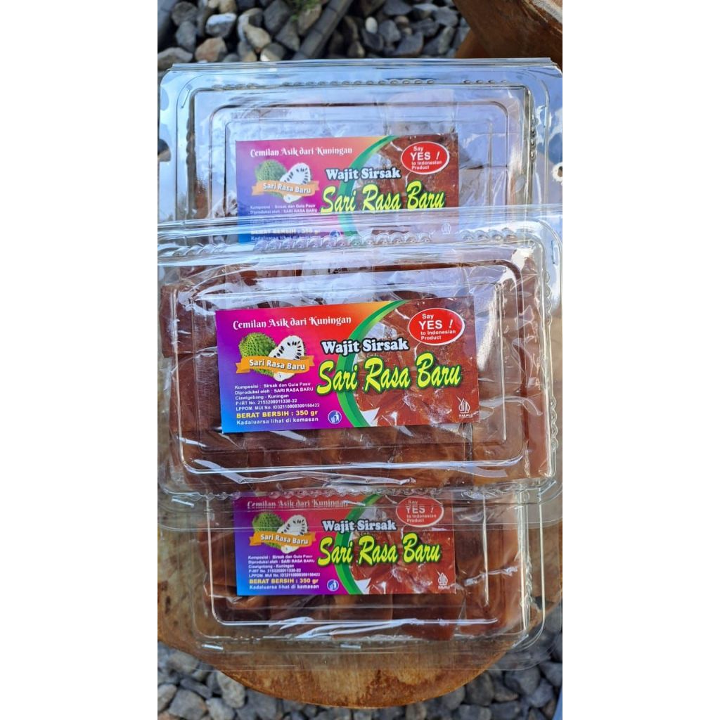 

Dodol/wajit sirsak asli, kemasan 300 gr