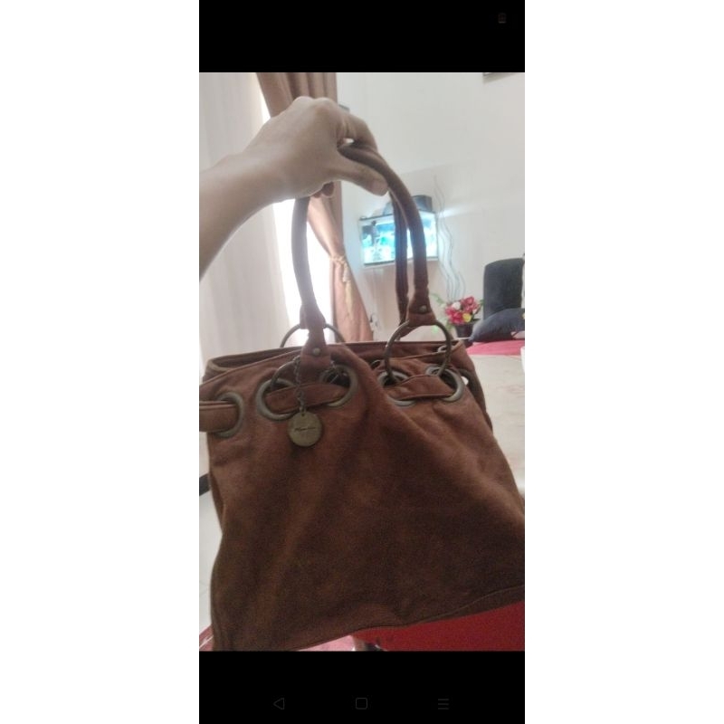 tas preloved ssamzie suede