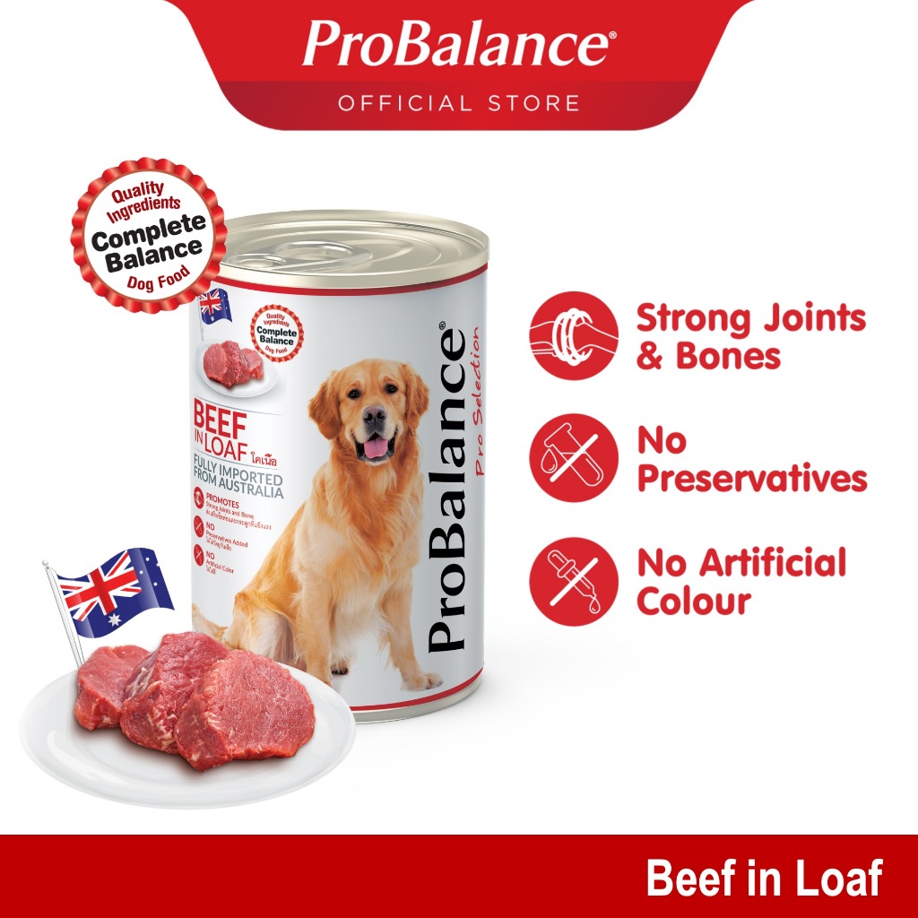 ProBalance Makanan Anjing Basah Rasa Beef 400gr