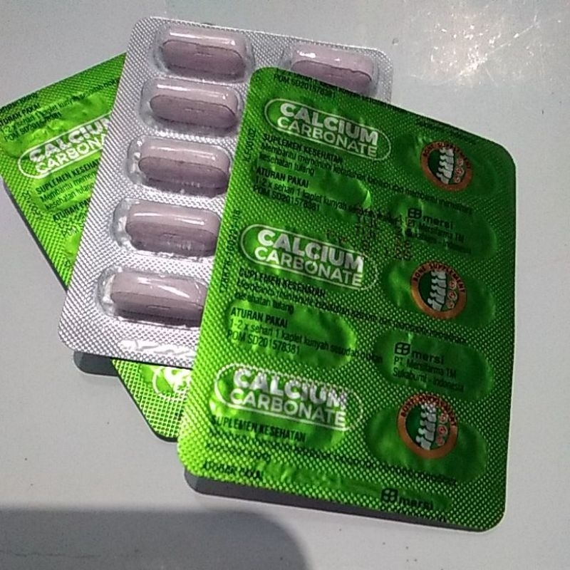 calsium carbonate/calcium carbonate perlembar 10 tablet