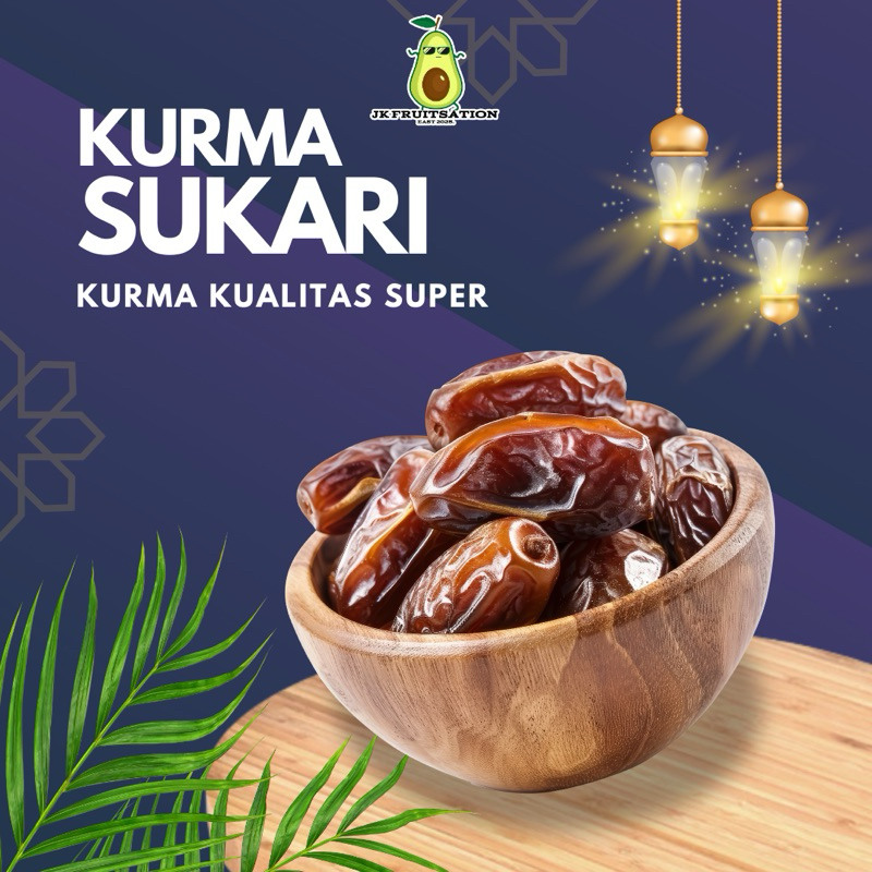 

Kurma Sukkari Al Qassim 500gram