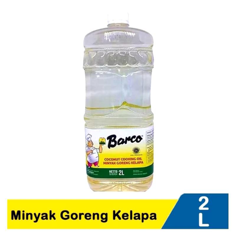 

MINYAK GORENG BARCO 2 LITER. BEBAS KOLESTEROL