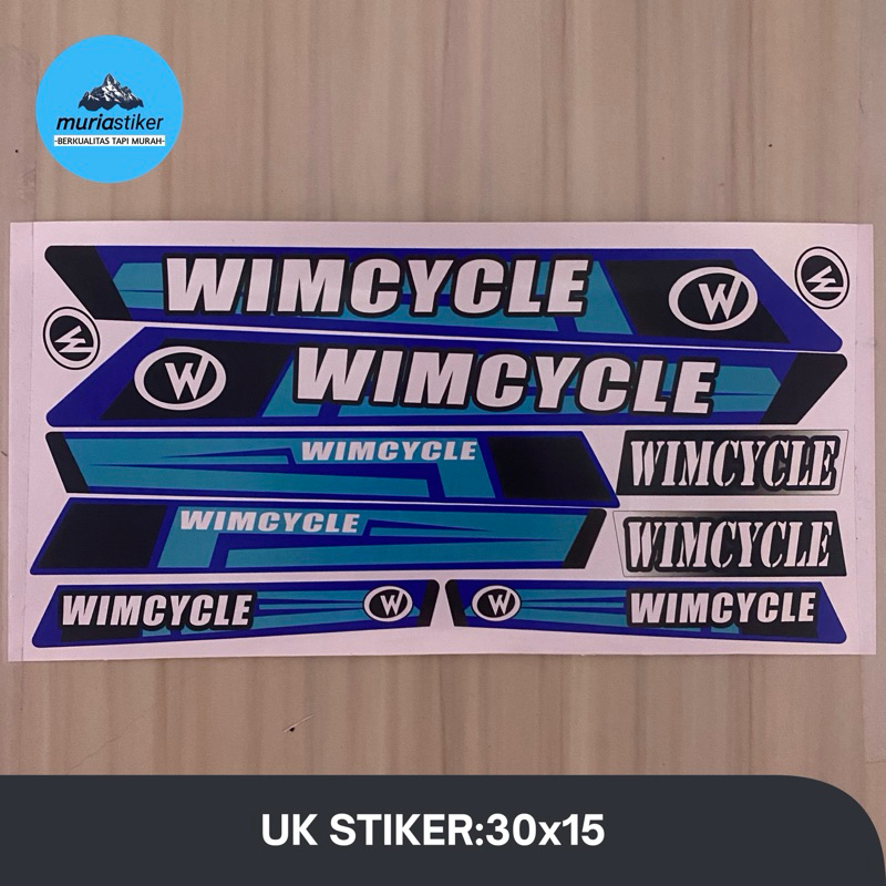 Stiker Stripping Sepeda Custom Wimcycle