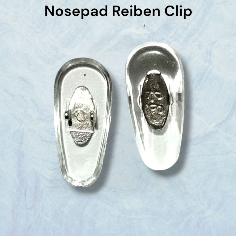 NEW STOCK Nosepad Rey Ban klip jepit silikon (sepasang) Empuk & Nyaman Sparepart Kacamata