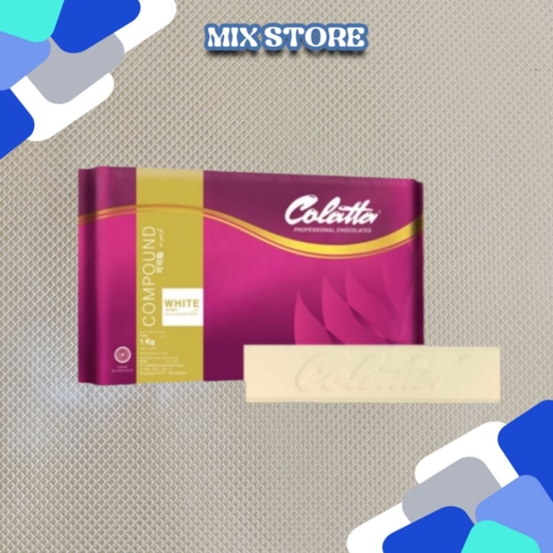 

Coklat Colatta Compound White 1kg / Coklat Batang PUTIH (1kg)