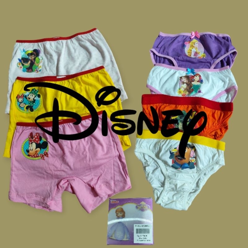 Cuci Gudang CD DAN BOXER  DISNEY ORI ANAK PEREMPUAN DAN LAKI LAKI(Lelangan tutup toko)