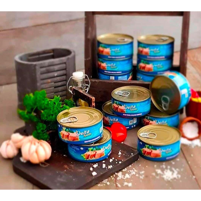 

Premium !!! Tuna Kaleng Delta Food 165Gr