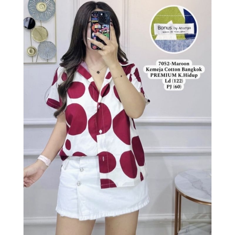 Kairos Store Kemeja 7052 KMJ Bonus BKK