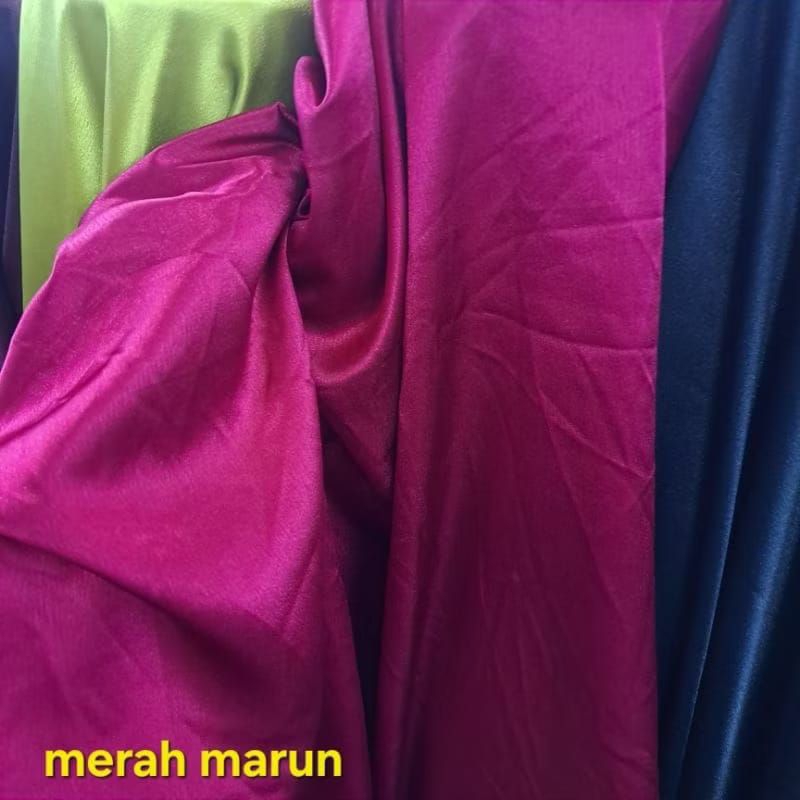 kain Yamaha silk polos premium
