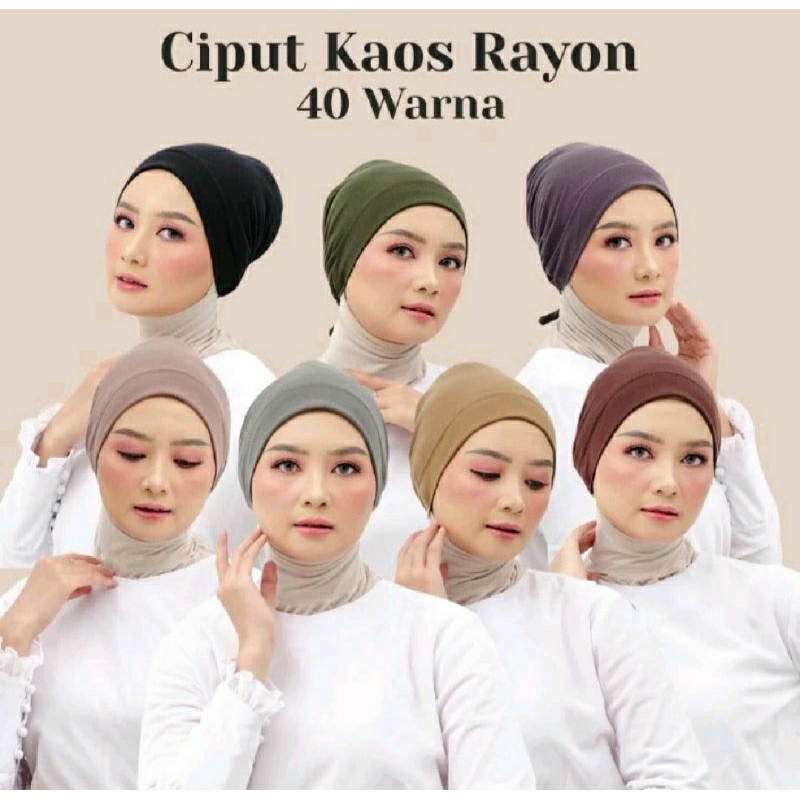 Ciput Hijab bahan kaos