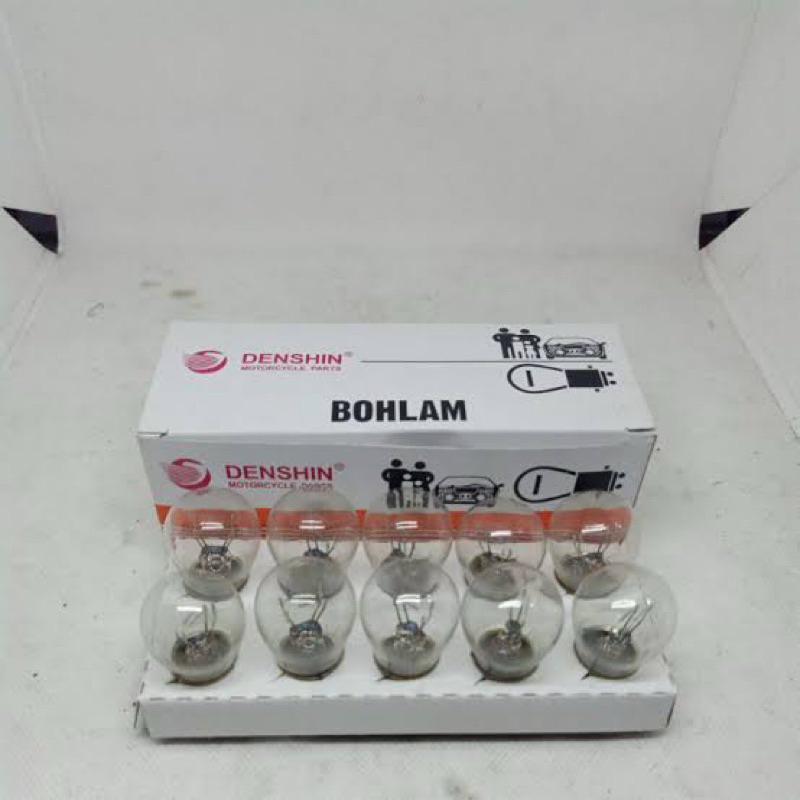Bola lampu belakang/stop motor YMAHA dan HONDA merk DENSHIN