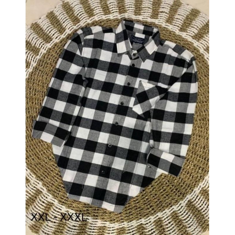Bakol Klambi02 Kemeja Flanel Import Premium Cewek Cowok Unisex lengan panjang