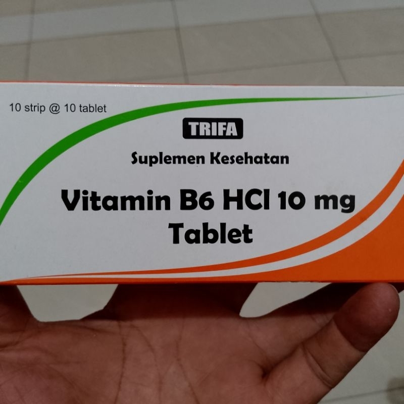 VITAMIN B6 HCl 10mg TRIFA 100tablet