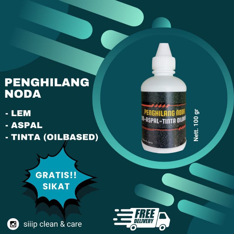 penghilang noda lem/aspal/tinta