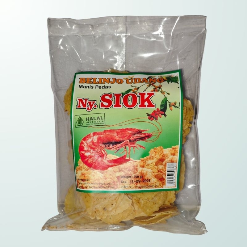 

UDANG BELINJO MANIS PEDAS NY SIOK 300 GRAM EMPING MELINJO BLINJO UDANG MANIS PEDAS NYONYA SIOK