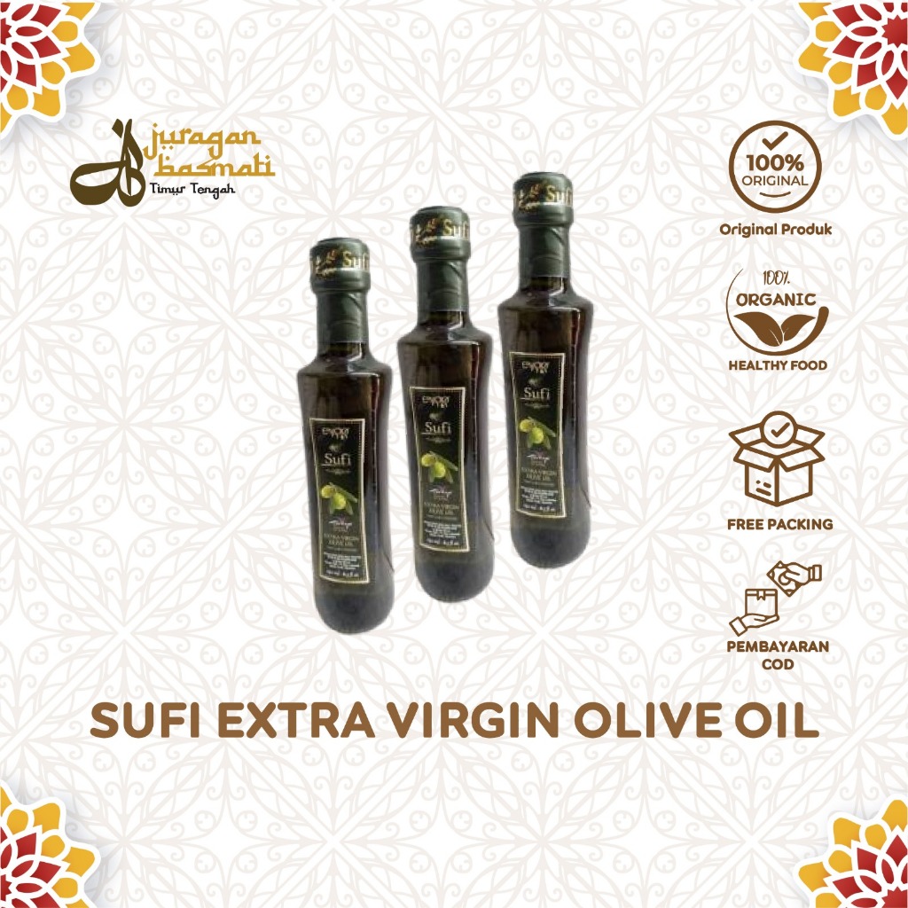 

SUFI EXTRA VIRGIN OLIVE OIL 250ml MINYAK ZAITUN EVOO ORGANIK