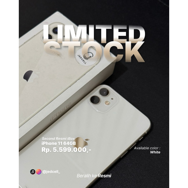 IPhone 11 64GB White Second iBox